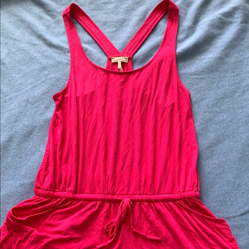 Pink shorts Romper S